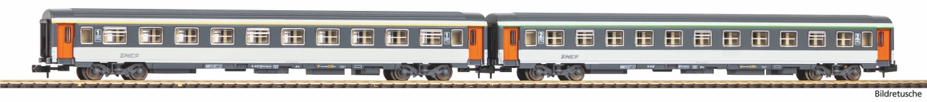  94505 - N - 2-tlg. Set Abteilwagen, SNCF, Ep. IV-V